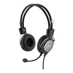 Casques avec Microphone Bluestork MC-201 Noir/Argenté: Plus de 300.000 produits de grandes marques en vente directe à prix usine