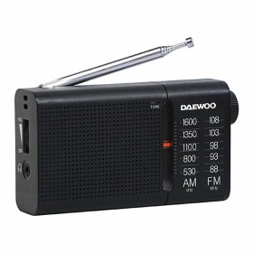 Radio transistor Daewoo Noir AM/FM: Plus de 300.000 produits de grandes marques en vente directe à prix usine sur cadeaufou.com.