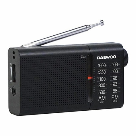 Radio transistor Daewoo Noir AM/FM: Plus de 300.000 produits de grandes marques en vente directe à prix usine sur cadeaufou.com.