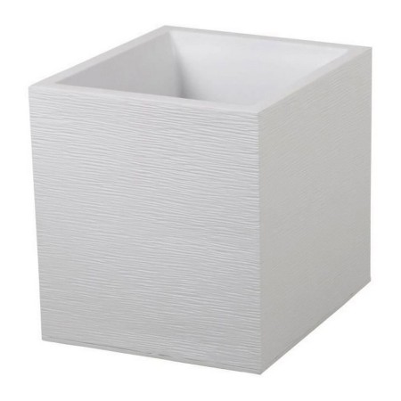 Pot EDA Graphit Blanc Plastique Carré 39 x 39 x 43 cm: Plus de 300.000 produits de grandes marques en vente directe à prix usine
