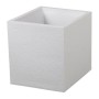 Pot EDA Graphit Blanc Plastique Carré 39 x 39 x 43 cm: Plus de 300.000 produits de grandes marques en vente directe à prix usine