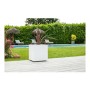 Pot EDA Graphit Blanc Plastique Carré 39 x 39 x 43 cm: Plus de 300.000 produits de grandes marques en vente directe à prix usine