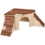 Maison miniature Kerbl Rongeurs 37 x 37 x 16 cm Marron Bois: Plus de 300.000 produits de grandes marques en vente directe à prix