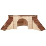Maison miniature Kerbl Rongeurs 37 x 37 x 16 cm Marron Bois: Plus de 300.000 produits de grandes marques en vente directe à prix