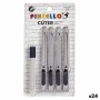 Cutter Lot Argenté Métal Plastique 1,5 x 18,5 x 10 cm (24 Unités): Plus de 300.000 produits de grandes marques en vente directe 