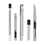 Cutter Lot Argenté Métal Plastique 1,5 x 18,5 x 10 cm (24 Unités): Plus de 300.000 produits de grandes marques en vente directe 