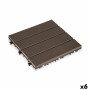 Carreau à emboîtement Ibergarden SM-AP-ALCF Marron Polyéthylène Composite 30 x 2,6 x 30 cm (6 Unités): Plus de 300.000 produits 