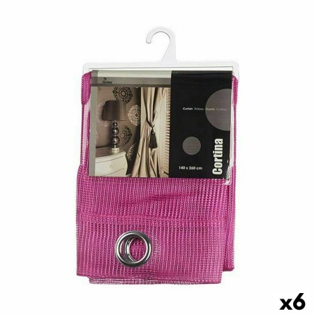 Rideau 140 x 260 cm Grille Fuchsia (6 Unités): Plus de 300.000 produits de grandes marques en vente directe à prix usine sur cad