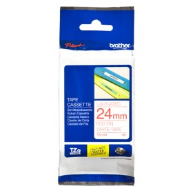 Ruban Laminé pour Etiqueteuses Brother TZE-252 Rojo/Blanco 24 mm: Plus de 300.000 produits de grandes marques en vente directe à