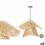 Suspension 24B513 Noir Naturel Métal Papier 40 W 41 x 30 x 41 cm (4 Unités): Plus de 300.000 produits de grandes marques en vent