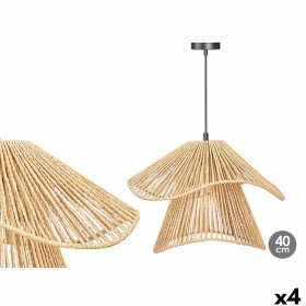 Suspension 24B513 Noir Naturel Métal Papier 40 W 41 x 30 x 41 cm (4 Unités): Plus de 300.000 produits de grandes marques en vent