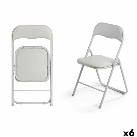 Chaise Pliante 10925 Gris 43 x 46 x 78 cm 88 x 6,5 x 45 cm (6 Unités): Plus de 300.000 produits de grandes marques en vente dire