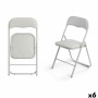 Chaise Pliante 10925 Gris 43 x 46 x 78 cm 88 x 6,5 x 45 cm (6 Unités): Plus de 300.000 produits de grandes marques en vente dire