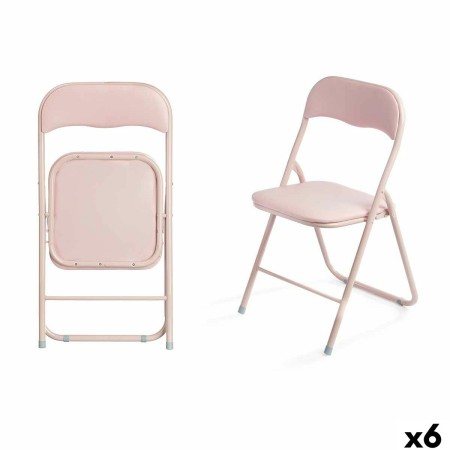 Chaise Pliante 10923 Rose 43 x 46 x 78 cm 88 x 6 x 45 cm (6 Unités): Plus de 300.000 produits de grandes marques en vente direct