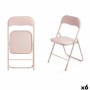 Chaise Pliante 10923 Rose 43 x 46 x 78 cm 88 x 6 x 45 cm (6 Unités): Plus de 300.000 produits de grandes marques en vente direct