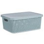 Boîte de rangement avec couvercle Vert Plastique 13 L (28 x 15 x 39 cm) (12 Unités): Plus de 300.000 produits de grandes marques