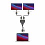 Adaptateur de courant Aisens A123-0654 HDMI HDCP HDMI x 2: Plus de 300.000 produits de grandes marques en vente directe à prix u