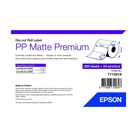 Papier pour imprimante Epson 7113414 Blanc (24 Unités): Plus de 300.000 produits de grandes marques en vente directe à prix usin