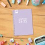 Agenda Finocam Cool Lila quarto 15,5 x 21,2 cm 2024-2025: Plus de 300.000 produits de grandes marques en vente directe à prix us