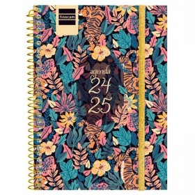 Agenda Finocam TIGER Multicouleur 1/8 12 x 16,4 cm 2024-2025: Plus de 300.000 produits de grandes marques en vente directe à pri