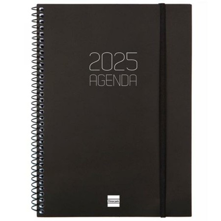 Agenda Finocam OPAQUE Noir A5 15,5 x 21,2 cm 2025: Plus de 300.000 produits de grandes marques en vente directe à prix usine sur