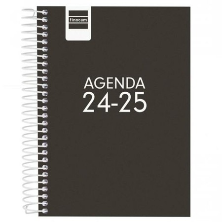Agenda Finocam COOL Noir 1/8 12 x 16,4 cm 2024-2025: Plus de 300.000 produits de grandes marques en vente directe à prix usine s