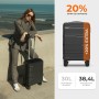 Valise cabine Numada Noir 55 x 20 x 40 cm: Plus de 300.000 produits de grandes marques en vente directe à prix usine sur cadeauf