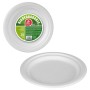 Service de vaisselle Best Products Green Canne à sucre Ø 17 cm Blanc Biodégradable Produits à usage unique 25 Unités: Plus de 30