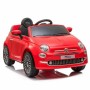 Voiture électrique pour enfants Fiat 500 Rouge Avec télécommande MP3 30 W 6 V 113 x 67,5 x 53 cm: Plus de 300.000 produits de gr