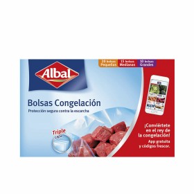 Ensemble de sacs alimentaires réutilisables Albal Congélateur 45 Unités Clair Carton Plastique: Plus de 300.000 produits de gran