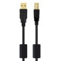 Câble USB 2.0 A vers USB B NANOCABLE 10.01.1205 Noir 5 m (1 Unité): Plus de 300.000 produits de grandes marques en vente directe