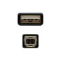 Câble USB 2.0 A vers USB B NANOCABLE 10.01.1205 Noir 5 m (1 Unité): Plus de 300.000 produits de grandes marques en vente directe
