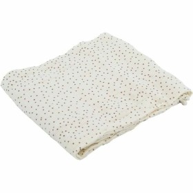 Mousseline Domiva Polka dots Blanc 100 x 100 cm: Plus de 300.000 produits de grandes marques en vente directe à prix usine sur c