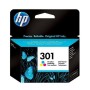 Cartouche d'encre originale HP Cartucho de tinta original HP 301 Tri-color Noir Cyan/Magenta/Jaune (3 pcs): Plus de 300.000 prod