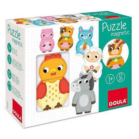 Puzzle en Bois Personnalisable Goula Goula 455245 (12 pcs): Plus de 300.000 produits de grandes marques en vente directe à prix 