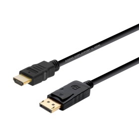 Câble DisplayPort vers HDMI Aisens A125-0364 Noir 2 m: Plus de 300.000 produits de grandes marques en vente directe à prix usine
