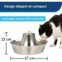 Mangeoire pour chiens PetSafe Argenté Acier inoxydable 1,8 L: Plus de 300.000 produits de grandes marques en vente directe à pri