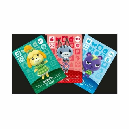 Jouet interactif Nintendo amiibo Animal Crossing Cards - Series 4 Pack 3 Pièces 3 Unités: Plus de 300.000 produits de grandes ma