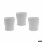 Cache-pot Ibergarden DX43436-F12 Blanc Céramique Modèle 12,3 x 12 x 12,3 cm (144 Unités): Plus de 300.000 produits de grandes ma
