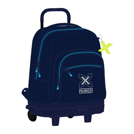 Cartable à roulettes Munich Nautic Blue marine 33 X 45 X 22 cm: Plus de 300.000 produits de grandes marques en vente directe à p