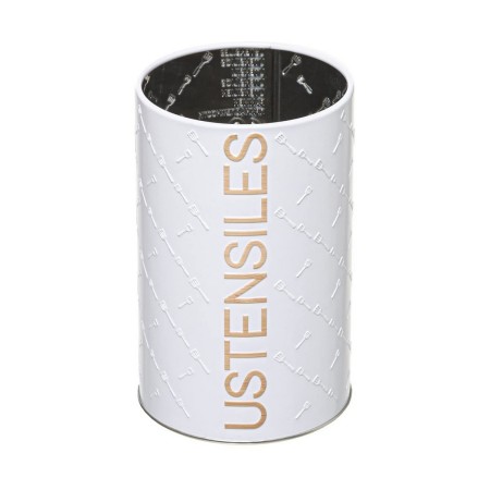 Pot pour ustensiles de cuisine 5five Simply Smart Scandi Métal Blanc: Plus de 300.000 produits de grandes marques en vente direc