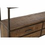Étagère DKD Home Decor Noir Métal Marron Acacia 145 x 35 x 190 cm: Plus de 300.000 produits de grandes marques en vente directe 