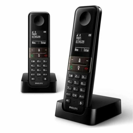 Téléphone Sans Fil Philips D4702B/34 1,8 DECT Blanc Noir: Plus de 300.000 produits de grandes marques en vente directe à prix us