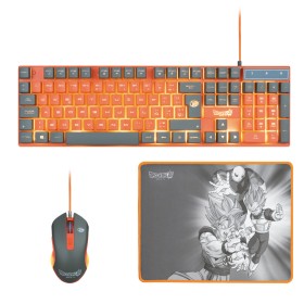 clavier et souris FR-TEC Dragon Ball Espagnol Qwerty Orange: Plus de 300.000 produits de grandes marques en vente directe à prix