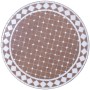 Table d'appoint Persea Blanc Marron Céramique 90 x 90 x 75 cm: Plus de 300.000 produits de grandes marques en vente directe à pr