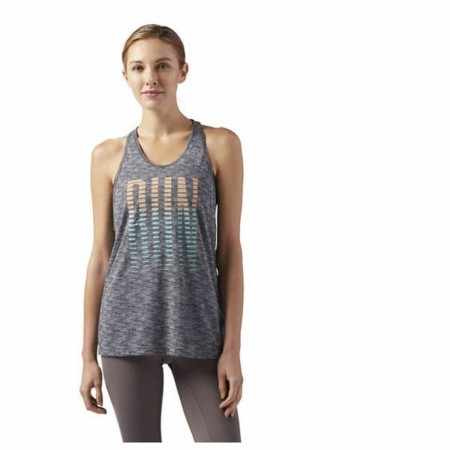 Débardeur Femme Reebok RE TANK Gris: Plus de 300.000 produits de grandes marques en vente directe à prix usine sur cadeaufou.com