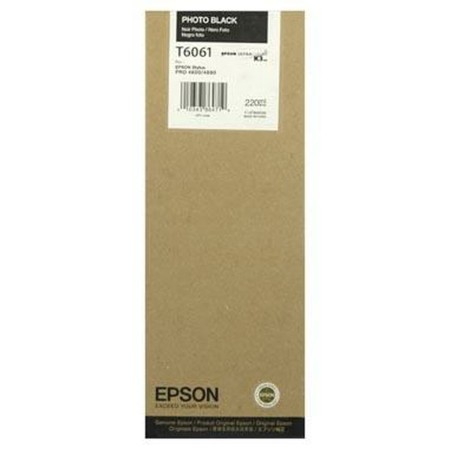 Cartouche d'encre originale Epson Cartucho T606100 negro foto Noir: Plus de 300.000 produits de grandes marques en vente directe