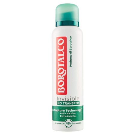 Spray déodorant Borotalco Invisible 150 ml: Plus de 300.000 produits de grandes marques en vente directe à prix usine sur cadeau