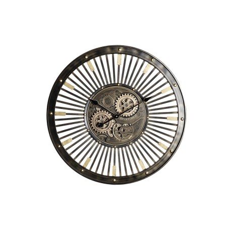 Horloge Murale DKD Home Decor Noir Doré Fer Vintage 65 x 6,7 x 65 cm: Plus de 300.000 produits de grandes marques en vente direc