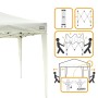 Tonnelle Aktive 300 x 250 x 300 cm Tissu Acier Blanc: Plus de 300.000 produits de grandes marques en vente directe à prix usine 